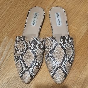 Steven Madden Mule Snakeskin